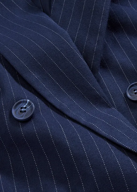 Blazer doppiopetto in misto viscosa, bonprix