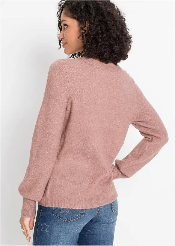 Maglione con maniche a palloncino, bonprix