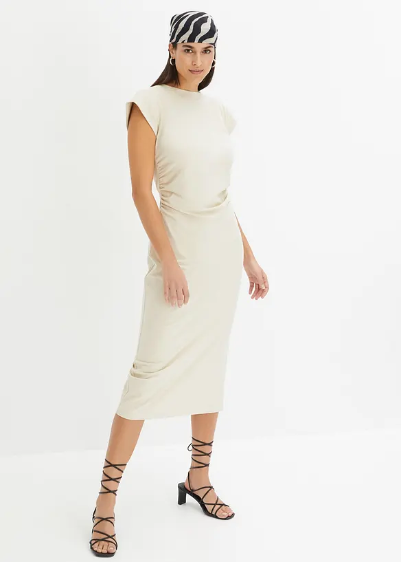 Abito in jersey di cotone elasticizzato, bonprix