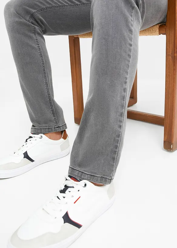 Jeans elasticizzati slim fit, straight, bonprix