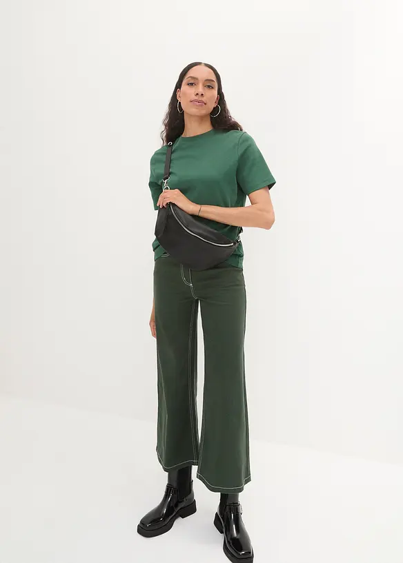 T-shirt in puro cotone biologico pesante, bonprix
