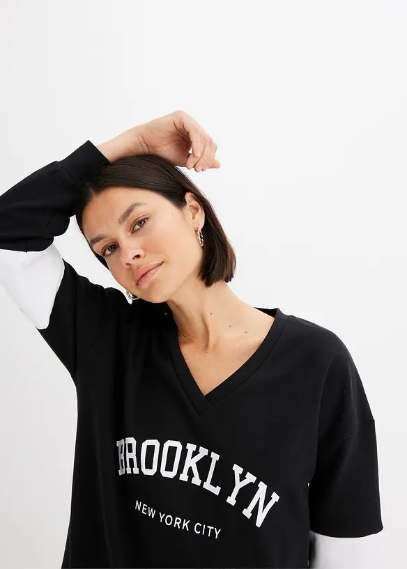 Felpa oversize, bonprix