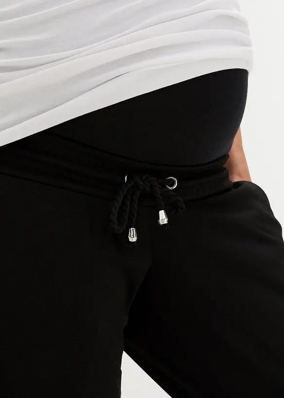 Pantaloni prémaman elasticizzati in punto di Roma, bonprix