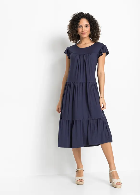 Abito midi in viscosa, bonprix
