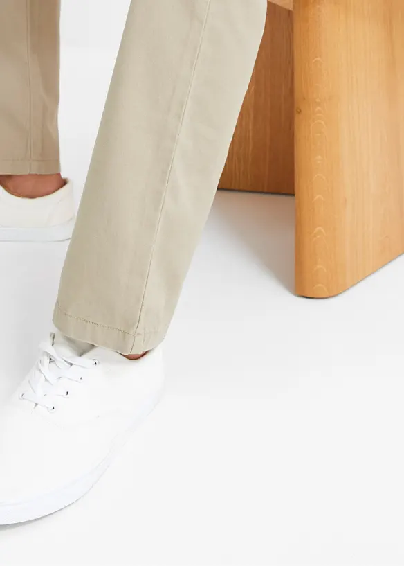 Pantaloni chino in puro cotone regular fit, straight, bonprix
