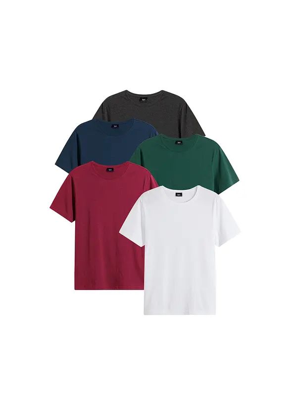 T-shirt (pacco da 5), bonprix