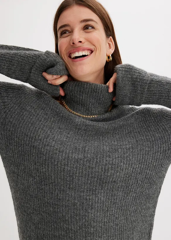 Abito in maglia a coste, bonprix