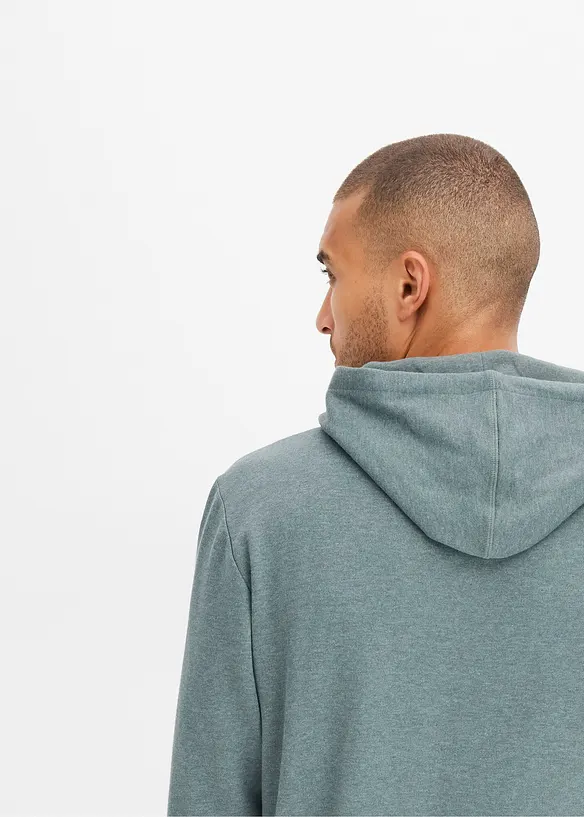 Felpa con cappuccio e cotone biologico, bonprix