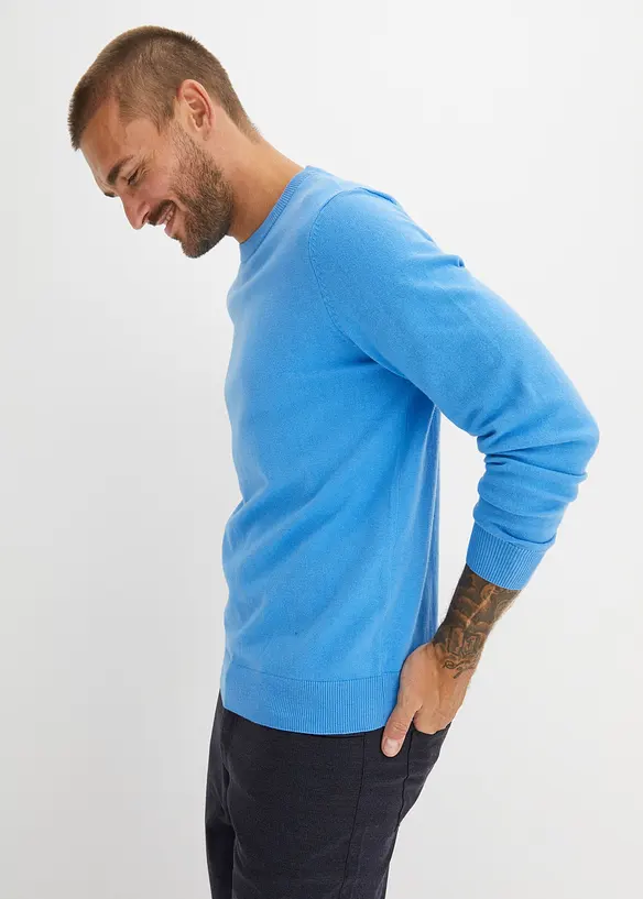 Maglione in filato fine, regular fit, bonprix