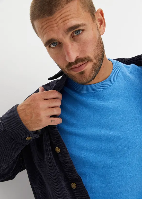 Maglione in filato fine, regular fit, bonprix