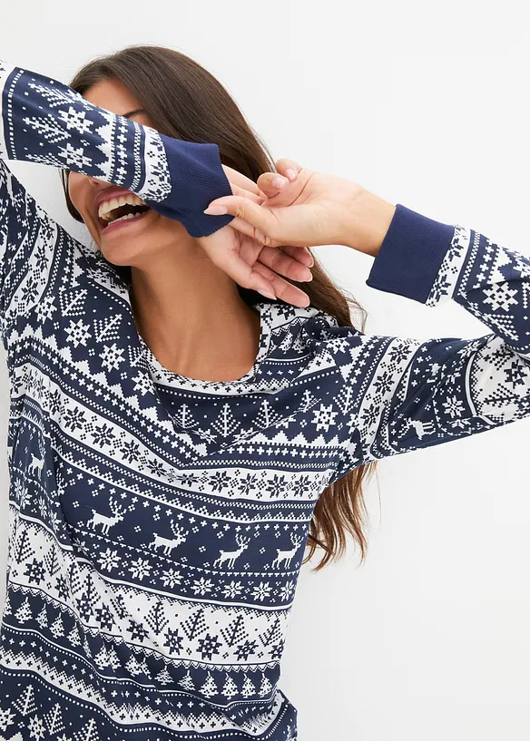 Pigiama in puro cotone biologico, bonprix