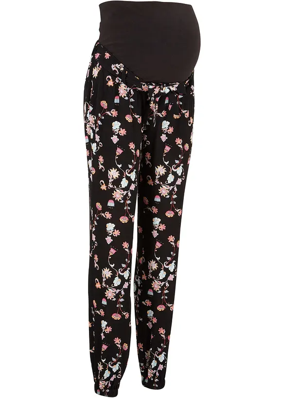 Pantaloni prémaman leggeri in viscosa, loose fit, bonprix