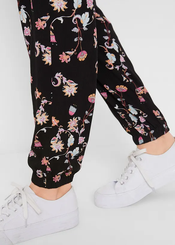 Pantaloni prémaman leggeri in viscosa, loose fit, bonprix