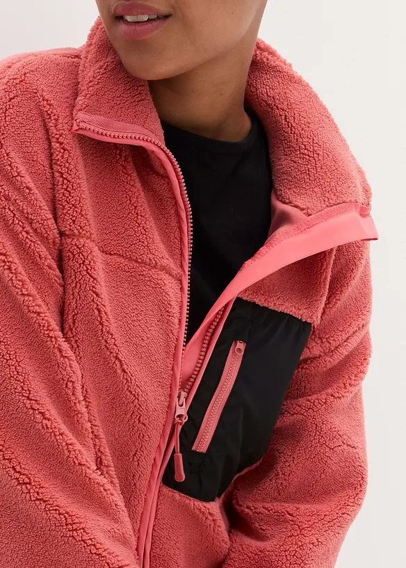 Giacca in pile teddy, bonprix