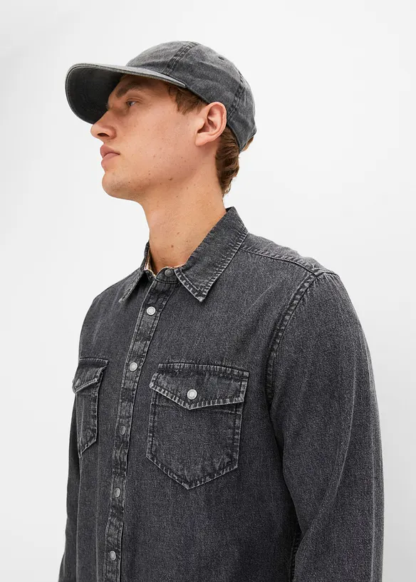 Camicia in jeans di puro cotone, bonprix