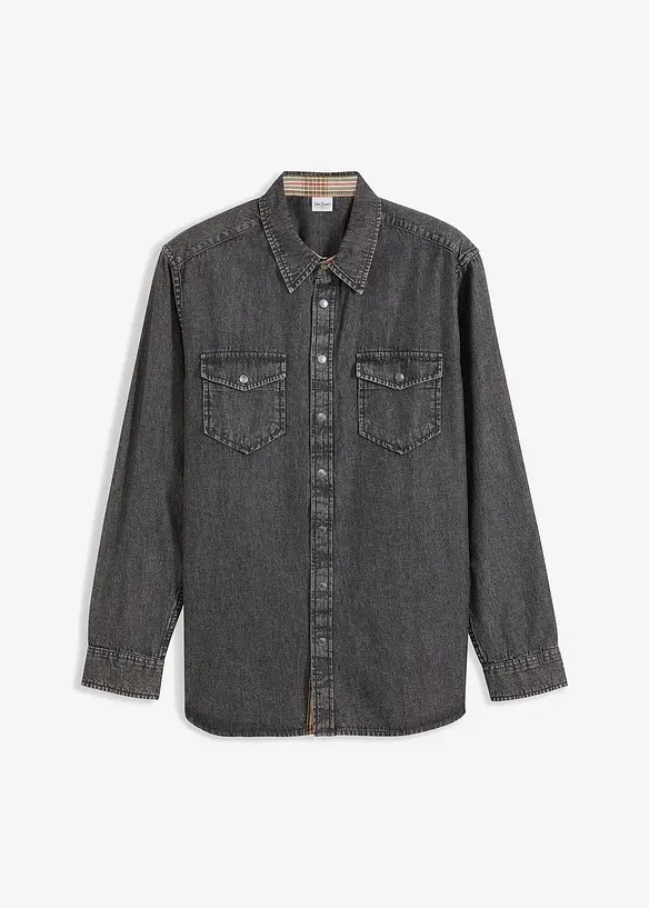 Camicia in jeans di puro cotone, bonprix