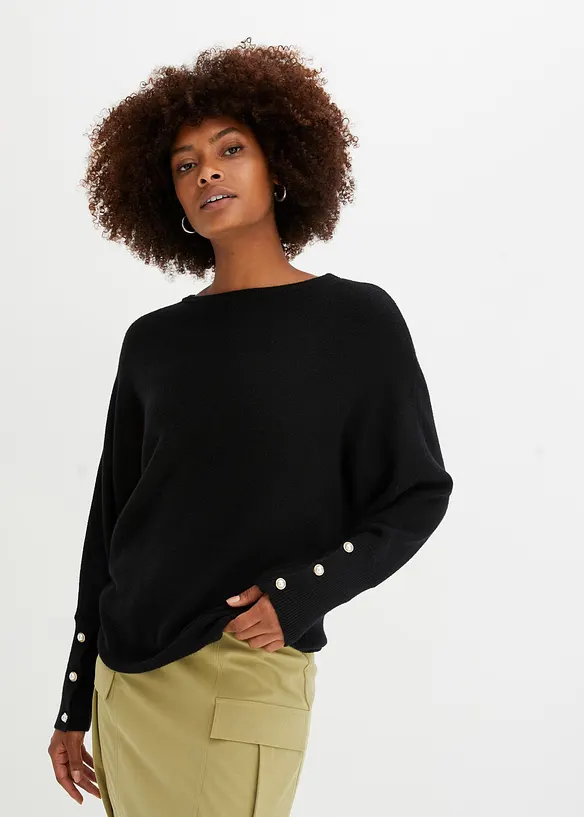 Maglione in misto viscosa, bonprix