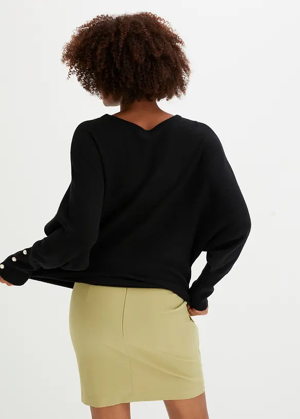 Maglione in misto viscosa, bonprix