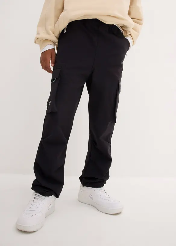 Pantaloni in softshell elasticizzati idrorepellenti, bonprix