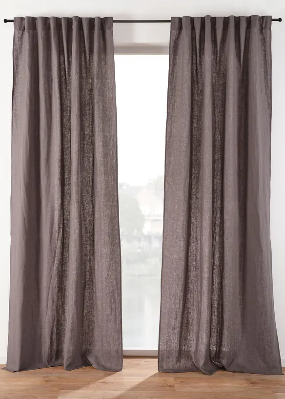 Tenda in lino (pacco da 1), bonprix