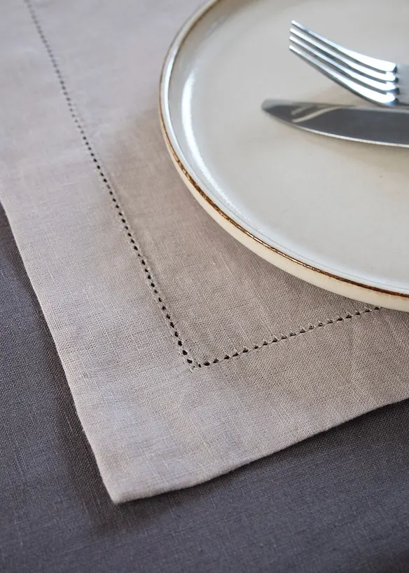 Tovagliette americane in lino (pacco da 2), bonprix