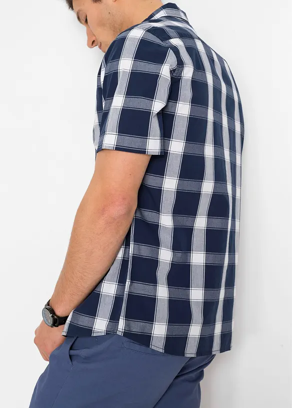 Camicia a maniche corte in puro cotone, bonprix