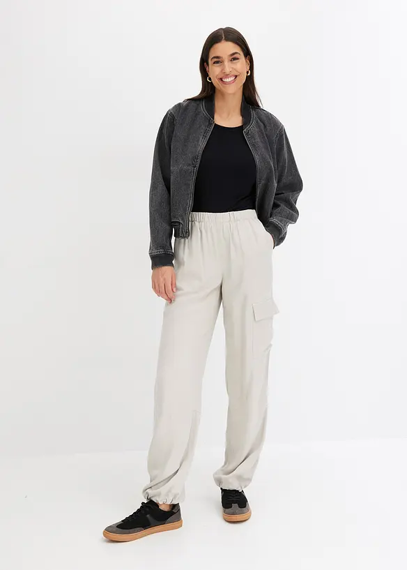 Bomber in jeans, bonprix