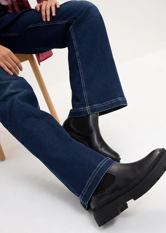 Jeans boyfriend, a vita media, bonprix