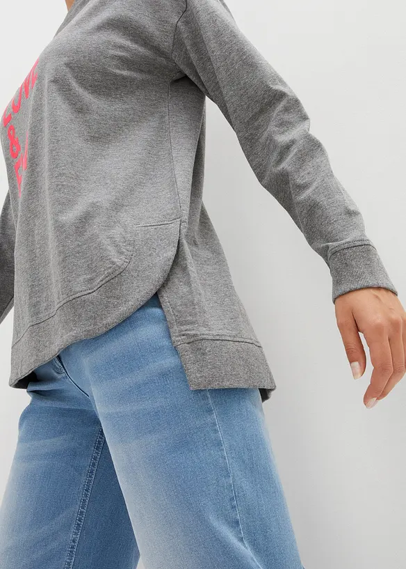 Maglia con stampa fluorescente, bonprix