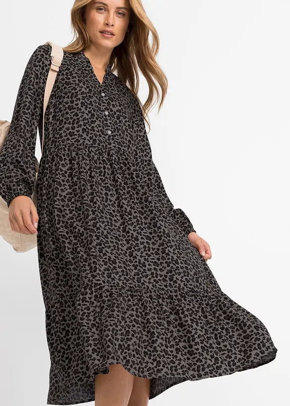 Abito midi in viscosa, bonprix