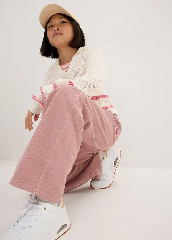 Pantaloni in velluto a coste, loose fit, bonprix