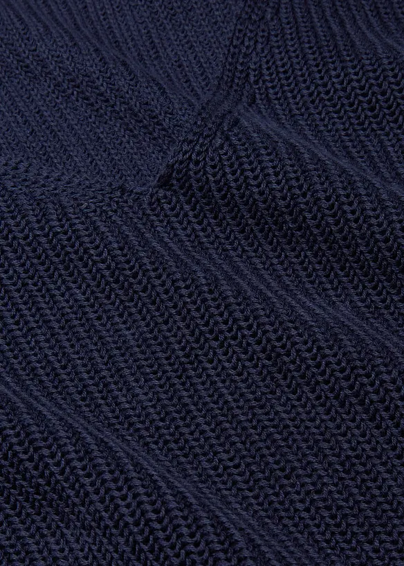 Maglione a coste in puro cotone, bonprix