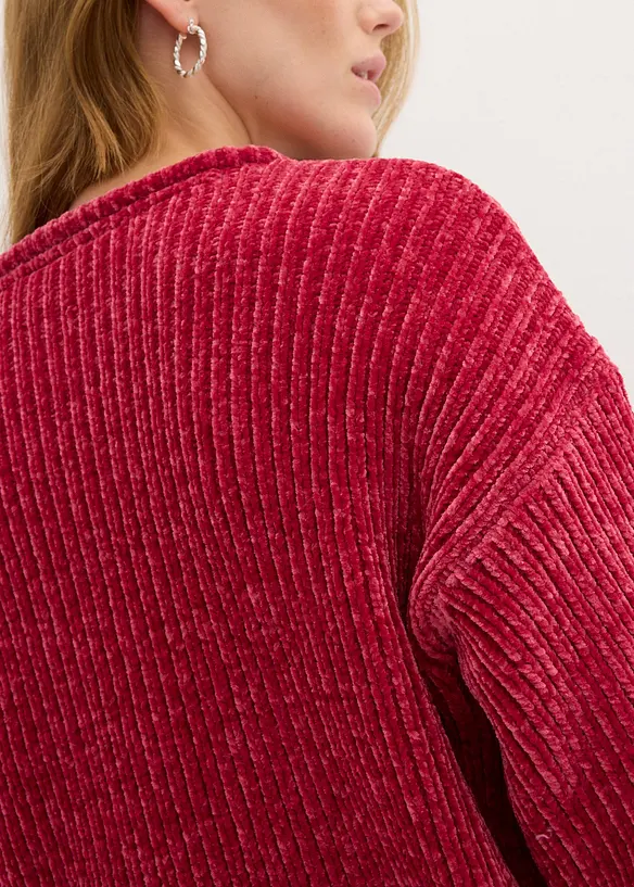 Maglione oversize in ciniglia morbida, bonprix