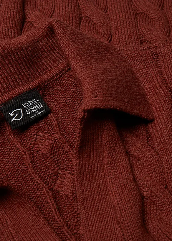 Maglione oversize in misto cachemire morbido, bonprix