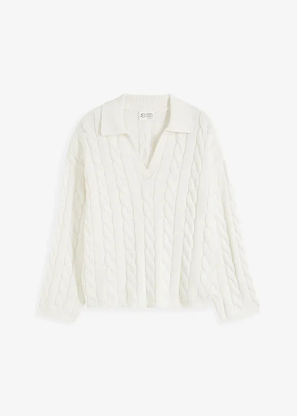 Maglione a trecce, bonprix