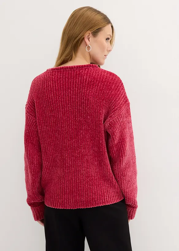 Maglione oversize in ciniglia morbida, bonprix