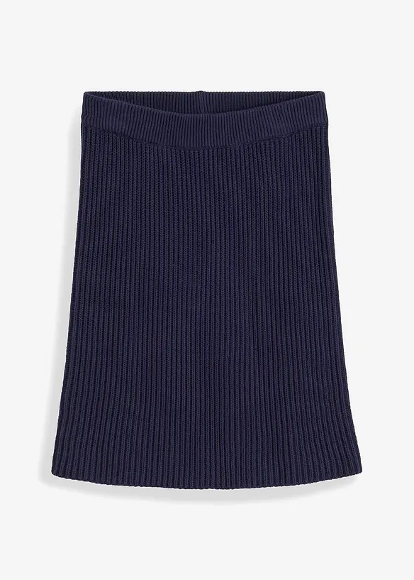 Gonna in maglia di puro cotone, bonprix