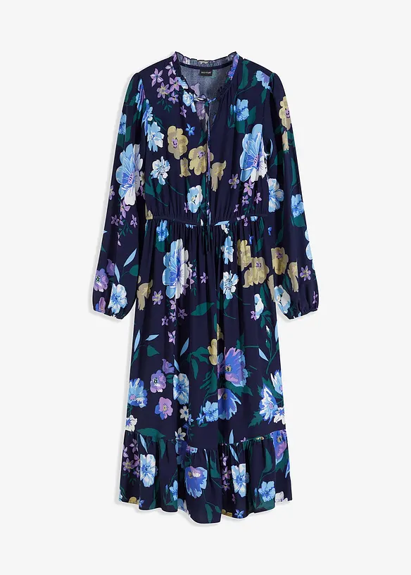 Abito midi in viscosa fluente, bonprix