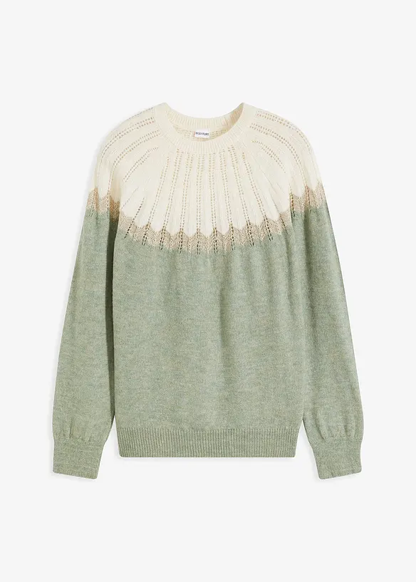 Maglione traforato, bonprix