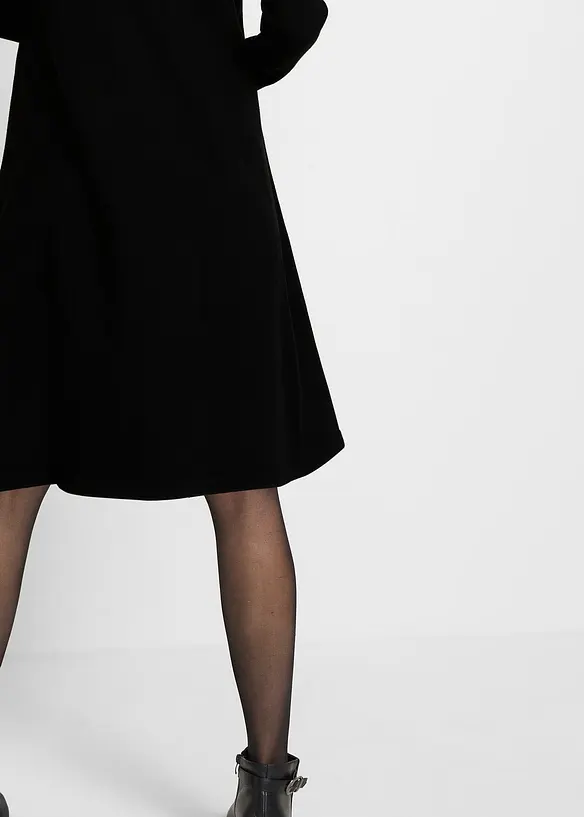 Abito basic in maglia con cotone riciclato, bonprix