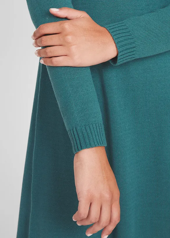 Abito in maglia svasato, bonprix