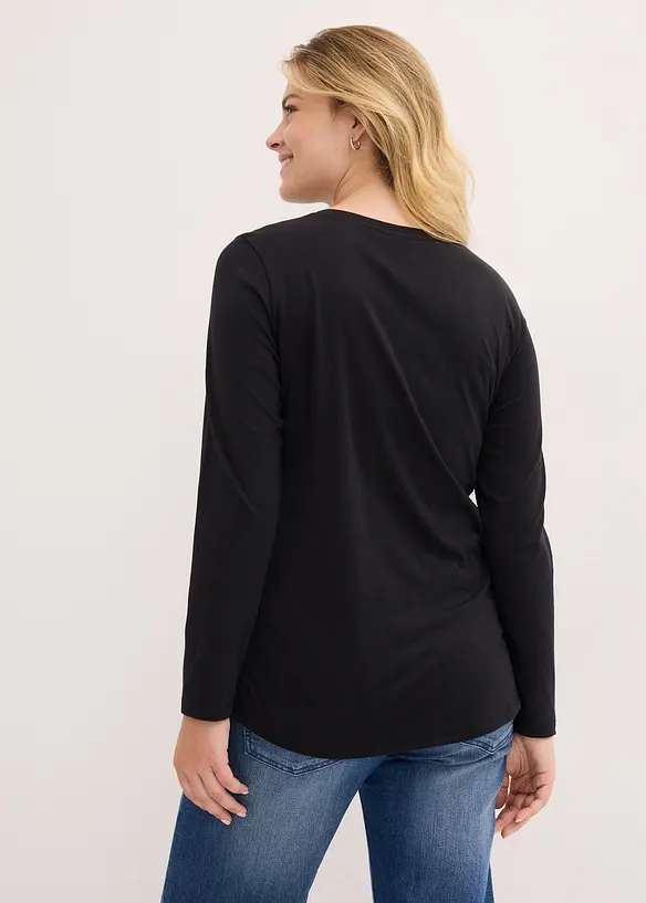 Maglia natalizia in cotone a maniche lunghe, bonprix
