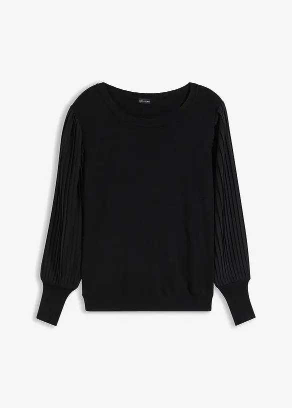 Maglione in filato fine misto viscosa, bonprix