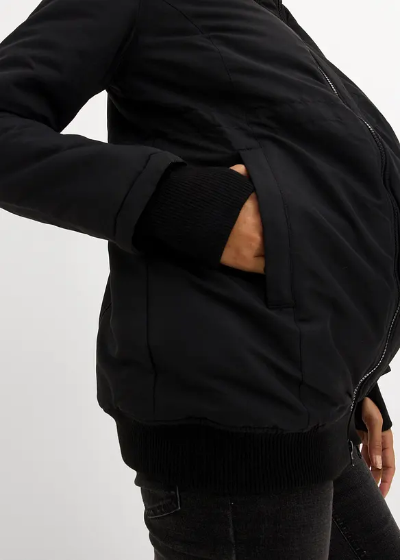 Giacca invernale prémaman con inserto babywearing, bonprix