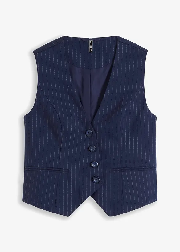Gilet elegante in misto viscosa, bonprix