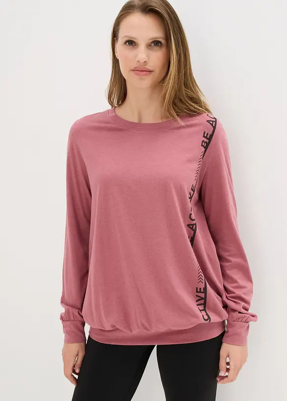 Maglia ampia a maniche lunghe per lo sport, bonprix