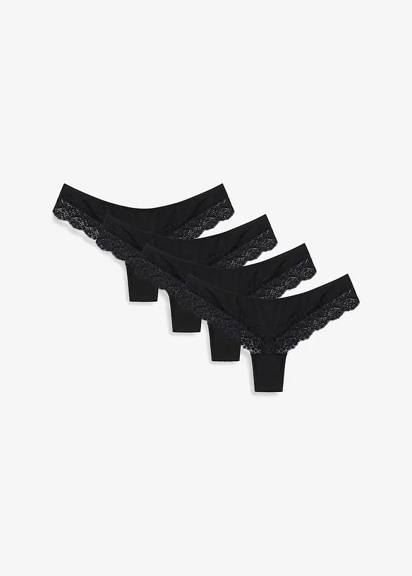 Brasiliana con cotone biologico (pacco da 4), bonprix
