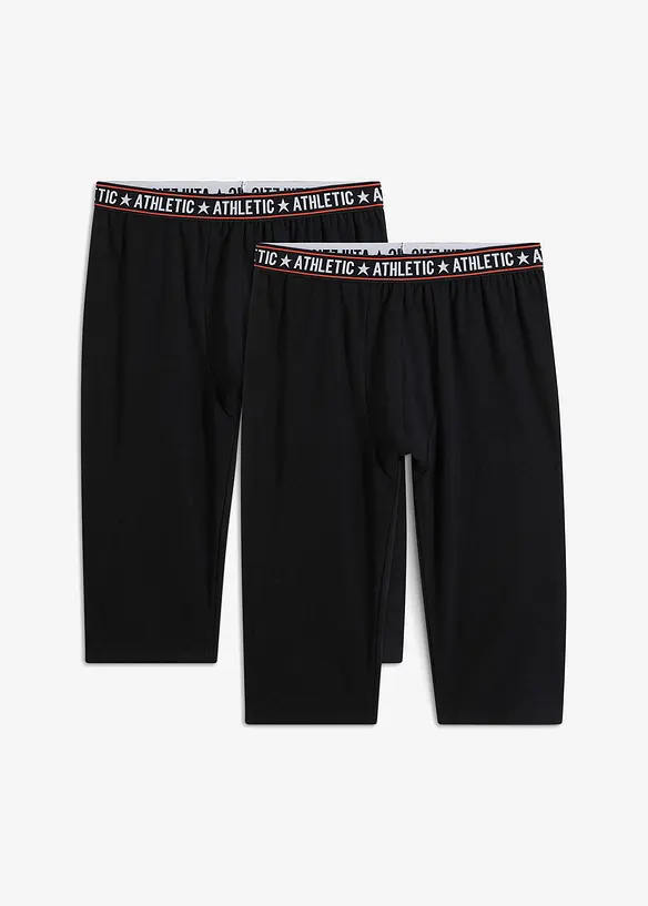 Pantaloncini a pinocchietto con cotone (pacco da 2), bonprix