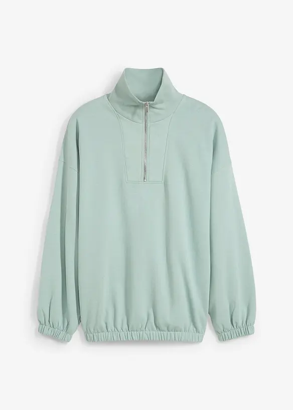 Felpa oversize in cotone biologico, bonprix