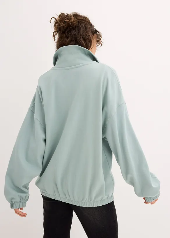 Felpa oversize in cotone biologico, bonprix
